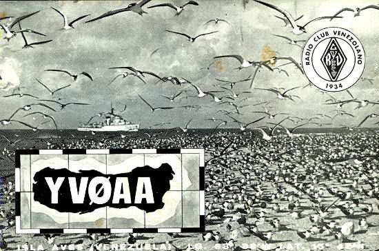 QSL YV0-AA 1962