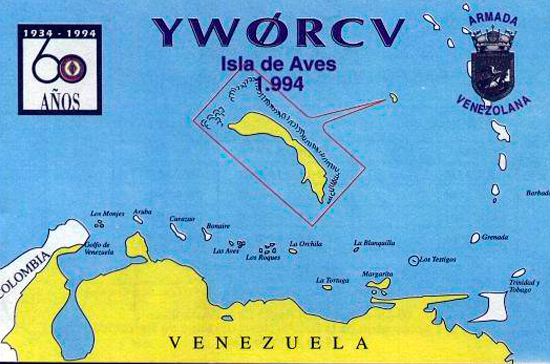 QSL YV0-AA 1994