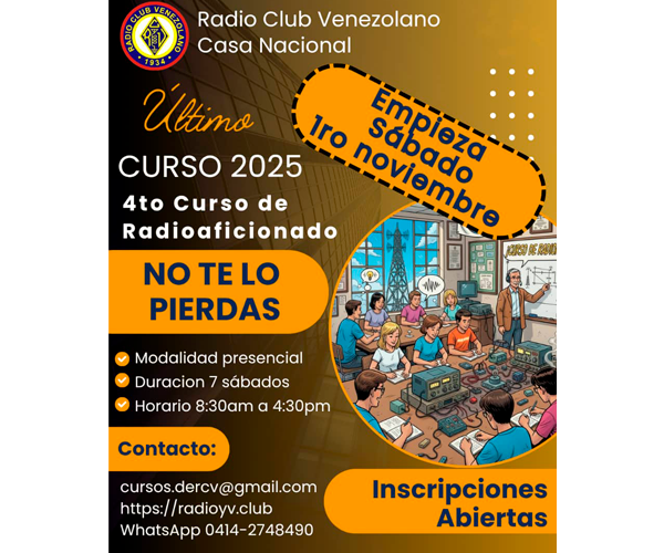 Nuevo curso de radioaficionado